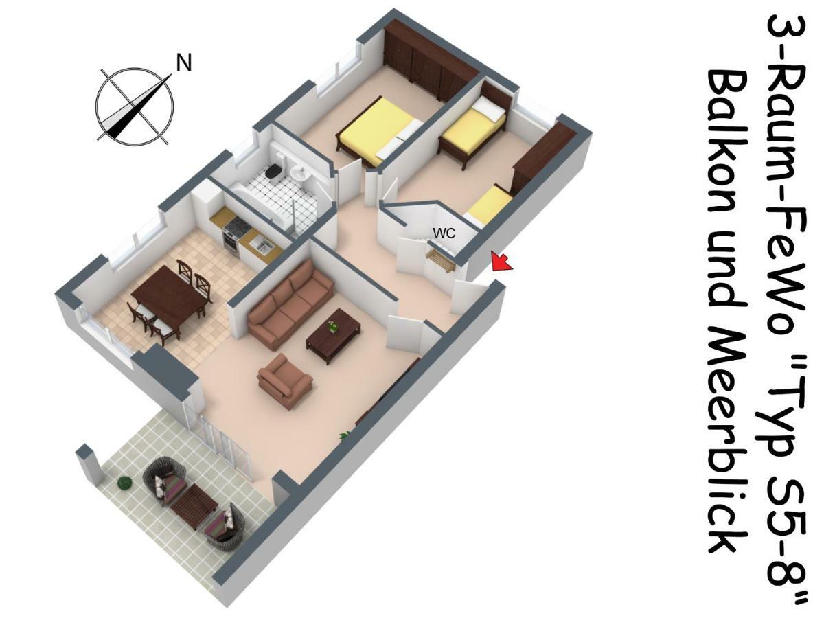 Ferienhaus - Strandstr. 24 Karlshagen Dış mekan fotoğraf